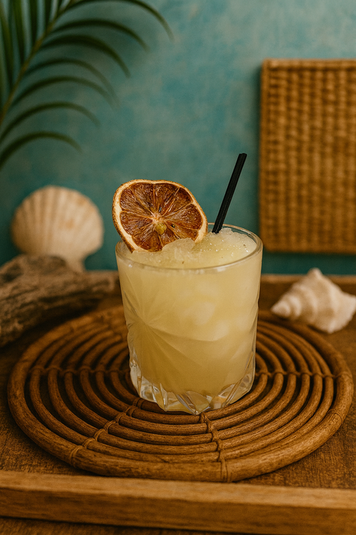 Dehydrated Lemon Garnishes