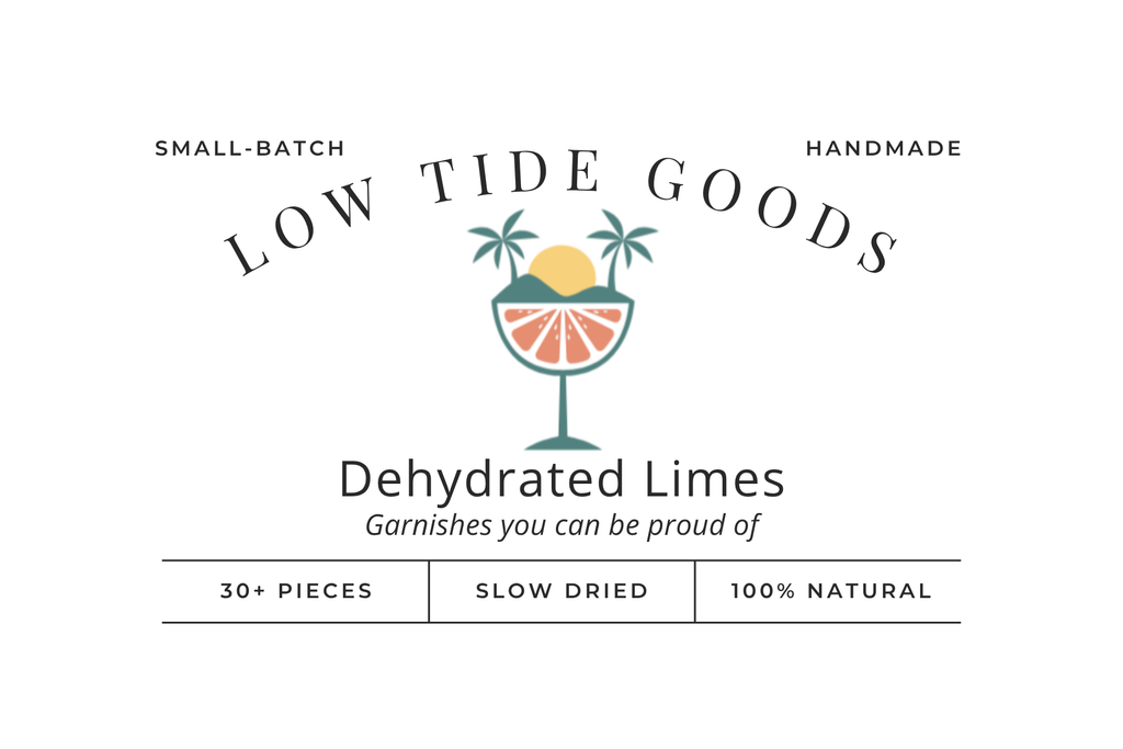 Dehydrated Lime Garnishes