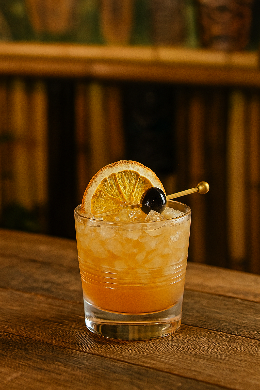 Dehydrated Orange Garnishes