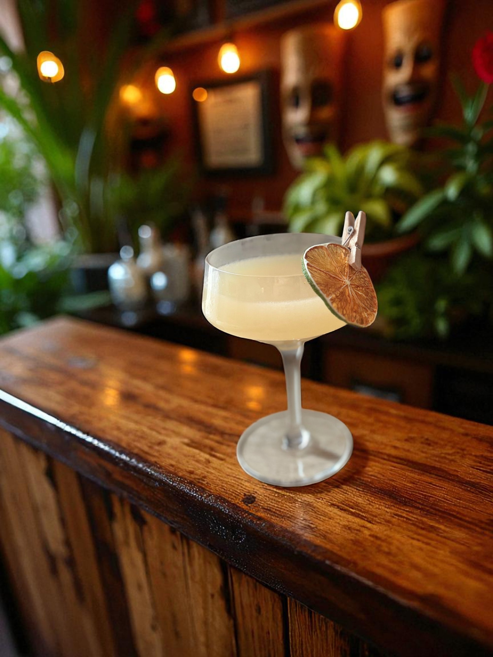 Dehydrated Lime Garnishes