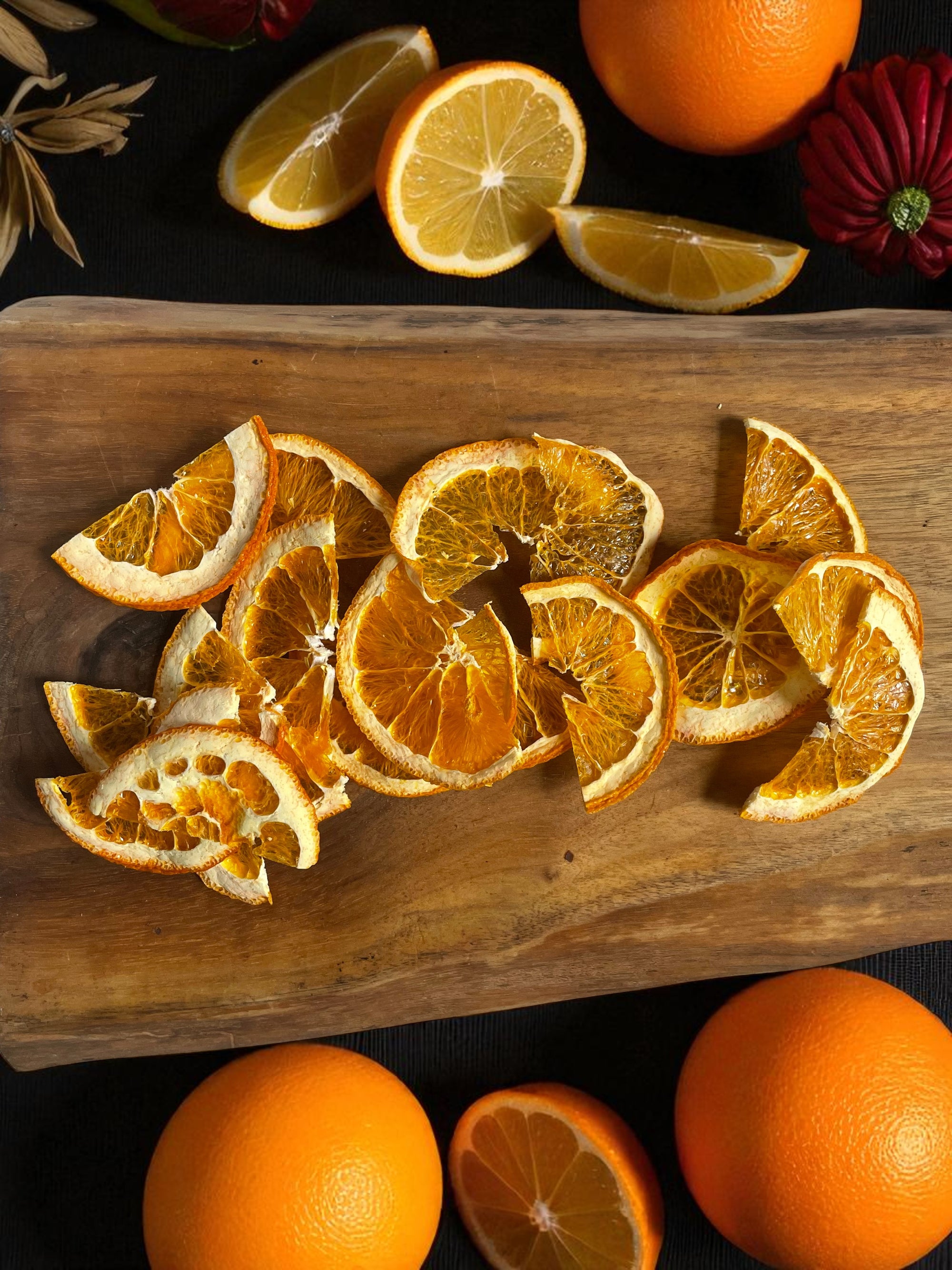 Dehydrated Orange Garnishes
